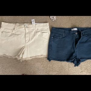 Two pair of loft shorts